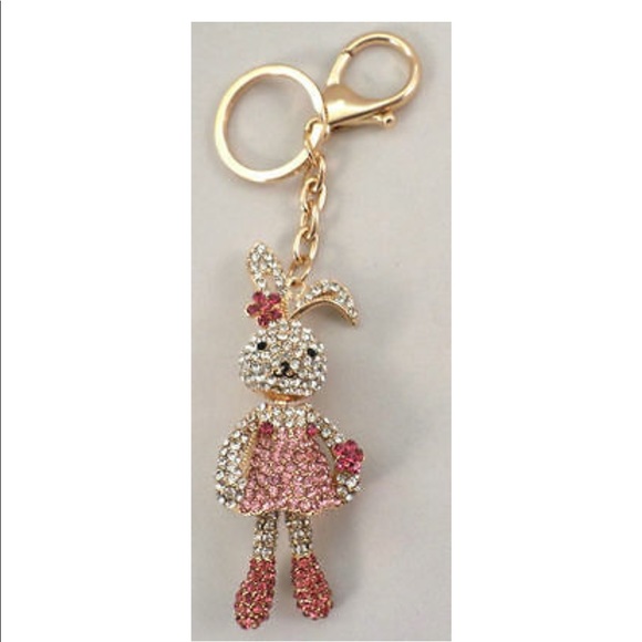 Accessories - Girl bunny keychain/purse charm